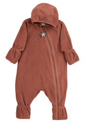 Sterntaler Unisex Kinder Overall Baby Fleece Overall 86 Braun