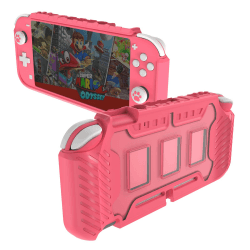 KIWIHOME Switch Lite Hülle, Langlebig, rutschfest Stoßfest Schützende Hartschale nur für Switch Lite mit Daumengriffkappen, Switch Lite Hülle für Jungen (Rosa)