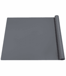 Silikonmatte Groß 70x50 cm, Silikonmatte für Epoxidharz, Bastelunterlage, Silikon Bastelmatte, Malunterlage für Kinder, Mehrzweck Antihafte Rutschfeste Silikon Unterlage, Platzset(Dunkelgrau)
