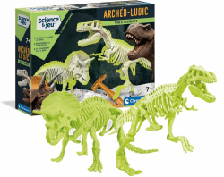 Clementoni – a1503085 – Spiel Wissenschaftliche – Trex Triceratops Einzigartig