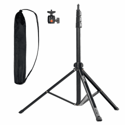 SMALLRIG 78.7" / 200cm Light Stand, Tragbare Fotografie-Stativ, Ideal für Reflektoren Softboxen Studio-Leuchten Regenschirme Ringlicht, Max Last 4kg, Gefaltet Größe 56cm, RA-S200-4379