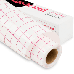 Transferfolie Plotter für Plotterfolie Vinyl - Lya Vinyl 30,5 x 457,5cm Übertragungsfolie Plotter for Cri-cut, Silhouette Cameo, Cricut Transferfolie für Partydekoration, Becher, Fenster und Aufkleber