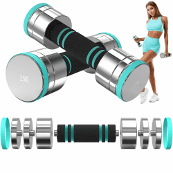Dripex Hanteln Set, Hantel 2er Set oder Einzeln aus Stahl 2,5kg, 5kg, 7,5kg, 10kg, 15kg, 25kg, 30kg, 50kg Verstellbare Kurzhanteln Set mit Schaumstoff Griff, Fitness Hanteln für Zuhause