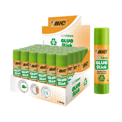 BIC 921186 ECOlutions Öko Glue Stick Klebestifte - 8 g, 30er Box