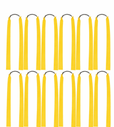 YAAVAAW Flache Slingshot Gummibänder,Jagd Katapulte Gummibänder,Flexible Gummilatex Katapultbänder,Ersatzbänder für Katapult Jagd,rutschfest, dehnbar, elastisch 12er