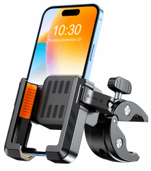 CIRYCASE Handyhalterung Fahrrad, [Kamera Ist Nicht Blockiert] Handyhalterung Motorrad, [Sehr Stabil] Handyhalter Fahrrad für MTB/Scooter