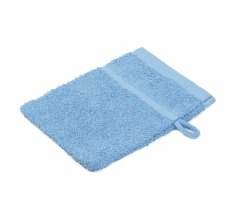 Gözze - Waschhandschuh, 4er Set, Weich und Saugfähig, 100% Baumwolle, 16 x 21 cm - Taubenblau