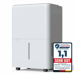Newentor 12L Luftentfeuchter Elektrisch 35dB, Raumentfeuchter Elektrisch 25m²/122m³, Entfeuchter Elektrisch mit Ablaufschlauch 1m, 10 J. Gar., Filter, Timer 12L/Tag
