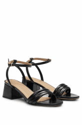 BOSS Damen Melanie_sandal50_NA Sandal 42 EU Black1