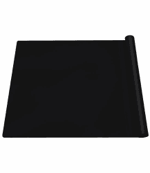 Silikonmatte Groß 70x50 cm, Silikonmatte für Epoxidharz, Bastelunterlage, Silikon Bastelmatte, Malunterlage für Kinder, Mehrzweck Antihafte Rutschfeste Silikon Unterlage, Platzset(Schwarz)
