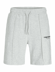 JACK & JONES Herren Jpstkane Jjvesterbro Sweat GMS Sn Shorts S White Melange