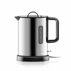 Elektrischer Wasserkocher aus Edelstahl, chrom, 1,0 l