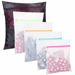 Eono Mesh Wäschesäcke für Waschmaschine Wäschenetz Wäschetasche Wäschebeutel Laundry Bag für Empfindliches, Bluse, Schuhe, BH, Unterwäsche, Babykleidung, Wash Bag - 5-Set