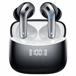 Bluetooth Kopfhörer, Kopfhörer Kabellos Bluetooth 5.3 In Ear Kopfhörer mit 4 ENC Noise Cancelling Mic Wireless Earbuds, LED-Anzeige, Kabellose Kopfhörer 52H Tiefer Bass,IPX7 Wasserdicht Ohrhörer
