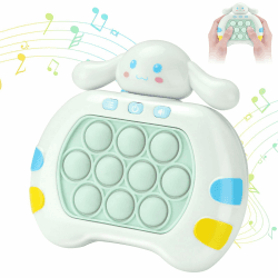 Vunake Pop Fidget it Quick Push Spiel Game Fidget Toys Pop Elektronisches Spiel Bubble Sensorspiel Puzzle Spielmaschine Controller Push Sensory Squeeze Fidget Toy Spielzeug für Kinder Erwachsene Pop it Game-yunduo Dog