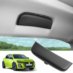 SKTU Auto Brillenetui für Peugeot 208 2008 308 3008 5008 Sonnenbrillenhalter Brillen Aufbewahrungsbox ABS-Material Schwarz