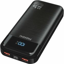 Power Bank, 22,5 W Powerbank, kleine Aber leistungsstarke 27,000mAh, PD 3.0 QC 3.0 Externer Handy-Akku mit LED-Anzeige mit Smartphone, Tablets und mehr