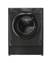 Haier SERIE 4 HWDQ90B416FWBB-S Einbau-Waschtrockner / 9 kg Waschen / 5 kg Trocknen/Inverter-Motor/Extra trockene Wäsche dank 1.600 U/min. / Dampfwaschfunktion/Aqua Stopp Wasserschutz, Schwarz