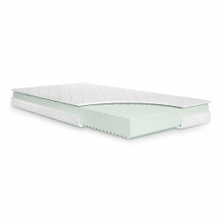 Julius Zöllner Jugendmatratze Soft Junior – Hochwertige Juniormatratze, Premium Komfortschaum mit Wellenprofil, OEKO-TEX Standard 100, Made in Germany, Größe 140x200cm 140 x 200 cm