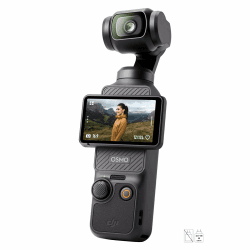 DJI Osmo Pocket 3, Vlogging-Kamera mit 1-Zoll-CMOS und 4K/120 fps Video, 3-Achsen-Stabilisierung, schnelles Scharfstellen, Gesichts/Objektverfolgung, kleine Videokamera für Fotografie