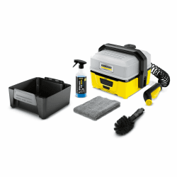 Kärcher Mobile Outdoor Cleaner OC 3 Bike Box (Wassertankvolumen: 4 l, Lithium-Ionen-Akku, abnehmbarer Wassertank, schonender Niederdruck, Universalbürste, Fahrradreiniger, Mikrofasertuch) 4 Liter Bike Box