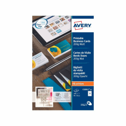 Avery Quick and Clean Visitenkarten (einseitig matt beschichtet)