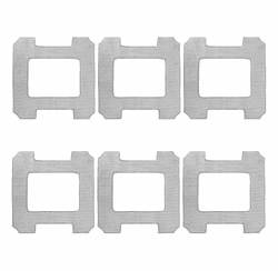 6 Stück Reinigungspad Ersatzteile für ECOVACS WINBOT W1 / W1 Pro / W2 / W2 Omni Fensterputzroboter, Waschbare Mikrofaser Wischtücher reinigen effektiv Flecken und Staub von Fenstern
