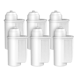 GLACIER FRESH Wasserfilter für Siemens EQ Serie kaffeevollautomat EQ6 EQ9 EQ700,Ersatz für brita intenza wasserfilter TZ70033,Bosch TCZ7003| Wasserhärte einstellen | IAPMO R&T Zertifizierung (6 Stück)