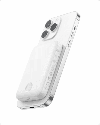 Anker 321 Magnetic Battery (PowerCore Magnetic 5K), 5.000 mAh Magnetic Wireless Portable Charger, kompatibel mit iPhone 15/14/13/12/Pro/Plus/Pro Max Series, Weiß