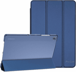 ProCase Hülle für Samsung Galaxy Tab A9+ / A9 Plus 11 Zoll 2023 (SM-X210), Dreifache Schutzhülle Case für 11" Galaxy Tab A9+/A9 Plus, Dünn Leicht Smart Cover mit Translucent Frosted Rückhülle -Navy