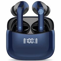 FAMOO Bluetooth Kopfhörer, Kopfhörer Kabellos Bluetooth 5.3 In Ear Kopfhörer mit 4 ENC Noise Cancelling Mic Wireless Earbuds
