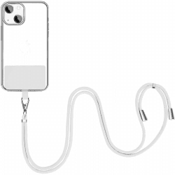 FYISWHO Handykette Universal,Einstellbar Halskette für doogee x98 x97 x96 x95 x93 n50 n40 n30 n20 pro,Handyband Handy Kette für oukitel c35 c33 c32 c31 c25 c22 c23 c21 c19 c18 c17 pro (White)
