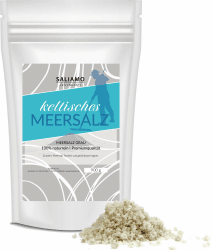 Saliamo | 900g graues Keltisches Meersalz | handgeschöpft | Meersalz grau aus Frankreich | unraffiniert & ohne künstliche Zusätze | grobes Salz | Celtic Sea Salt 900 g (1er Pack)
