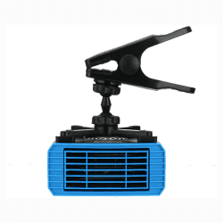 Auto-Heizungs-Entfroster, TOTMOX 12V 150W 2-in-1 Tragbarer elektrischer Kühl-Heizlüfter, 360° drehbares Fenster Demister Windschutzscheiben-Entfroster Zwei Installationsarten mit Clip und Sauger