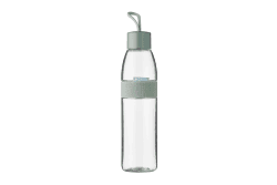 Mepal – Trinkflasche Ellipse Nordic Sage – 700 ml Inhalt – auch für kohlensäurehaltige Getränke – bruchfestes Material - auslaufsicher - Spülmaschinengeeignet 700 ml Standard 01. Nordic Sage