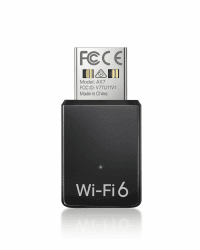 BrosTrend AX900 Mini USB WLAN Stick WiFi 6, DualBand 600Mbit/s 5GHz + 286Mbit/s 2.4GHz, USB WLAN Adapter PC Desktop Laptop, MU-MIMO OFDMA, USB WiFi Adapter Kompatibel mit Windows 11/10/7, USB 2.0