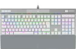 CORSAIR K70 PRO RGB Optisch-Mechanische Kabelgebundene Gaming-Tastatur - OPX Linear-Schalter - PBT Double-Shot-Tastenkappen - iCUE-Kompatibel - QWERTZ DE - PC, Xbox - Weiß