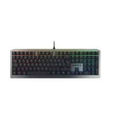 CHERRY MV 3.0, Mechanische Gaming-Tastatur mit RGB-Beleuchtung, Deutsches Layout (QWERTZ), Leuchtstarkes Aluminium-Design, CHERRY MV Switches (VIOLA), Schwarz Deutsches Layout - QWERTZ Schwarz
