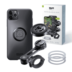 SP CONNECT Moto Bundle mit Anti Vibration Module | SPC+ | kompatibel mit iPhone 11 Pro Max/XS Max | Handyhalter für Motorrad Bike Moped Roller | Gadget Halterung für Navi für iPhone 11 Pro Max/XS Max