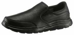 Skechers Herren Flex Advantage Sr Bronwood Küchenschuhe 43 EU Black Leather