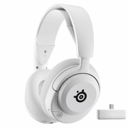 SteelSeries Arctis Nova 5X Wireless - Gaming Headset Multi-System - Magnetische Neodym-Treiber - Über 100 Audio Presets - 60 Std. Akkulaufzeit - 2,4 GHz oder BT -ClearCast Gen2.X-Mik -Xbox,PC,PS -Weiß