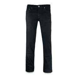 JEEL Herren-Jeans - Regular-Fit Straight-Cut - Stretch - Jeans-Hose Basic Washed 32W / 30L 07-schwarz