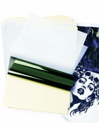 Phomemo M08F Tattoo Transferpapier - A4 Größe Thermo-Schablonenpapier für Tattoo-Transfer - DIY Tattoo-Pauspapier Kompatibel mit M08F TP81 Tattoo Drucker, 50 Blatt