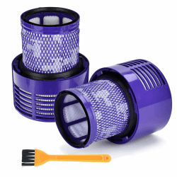 2 Stück Filter für Dyson V10 SV12, ErsatzFilter für Cyclone V10 Serie, V10 Absolute, V10 Animal, V10 Motorhead, V10 Total Clean, Ersetzt Teilenummer #DY-969082-01, Nicht für V10 Slim