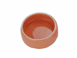 Nobby Keramik Futtertrog, orange 250 ml, 1 Stück
