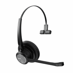 Mairdi Bluetooth Headset mit Mikrofon, Wireless Headset mit 30 Stunden Spielzeit, Mono Kabelloses Headset für Videokonferenz Teams Laptop Mac