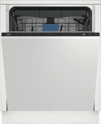 Beko BDIN38440 Einbau-Geschirrspüler 60 cm vollintegriert, für 14 Maßgedecke, 3 Spülebenen, 5 Temperaturen, Schnell+, SteamGloss Trocknung, CornerIntense, TrayWash