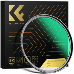 K&F Concept Nano-X Serie Ultra-niedrige Reflexion MC UV Filter Schutzfilter 72mm