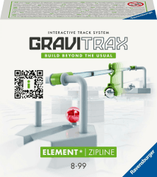 Ravensburger GraviTrax Element Zipline 27472 - Erweiterung für Deine Kugelbahn - Murmelbahn und Konstruktionsspielzeug ab 8 Jahre