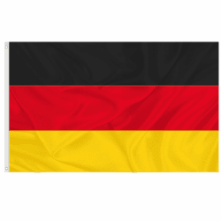 Deutschland Flagge, Deutschlandfahne 90 x 150 cm mit Messing-Ösen, WiderstandsfäHige Gartenflagge, Germany Flag, Deutschland Fahne FüR Drinnen Und DraußEn Geeignet
